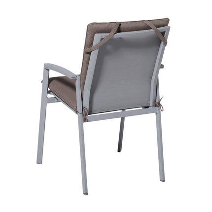 Stapelstuhlkissen ca.97x49cm Outdoor Manchester Taupe