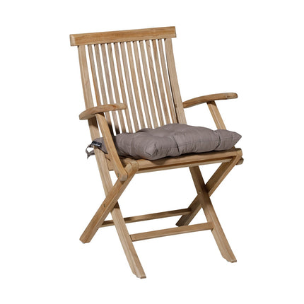 Toskana -Kissen ca. 46x46cm Basic Taupe