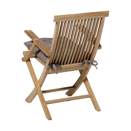 Toskana -Kissen ca. 46x46cm Basic Taupe