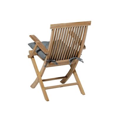 Toskana -Kissen ca. 46x46cm Basic Grey