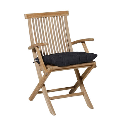 Toskana -Kissen ca. 46x46cm Basic Black