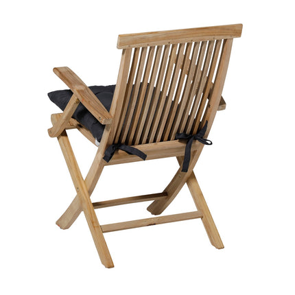 Toskana -Kissen ca. 46x46cm Basic Black