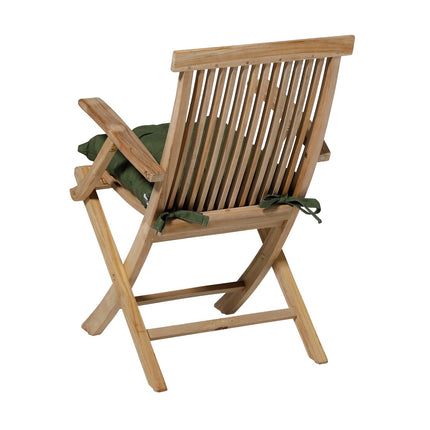 Toskana -Kissen ca. 46x46cm Panama Green