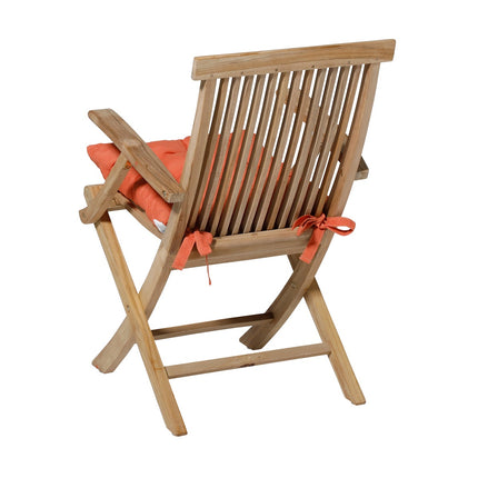 Toskana -Kissen ca. 46x46cm Panama Flame Orange