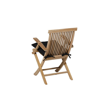 Toskana -Kissen ca. 46x46cm Panama Black