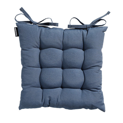 Toskana -Kissen ca. 46x46cm Panama Safier Blue