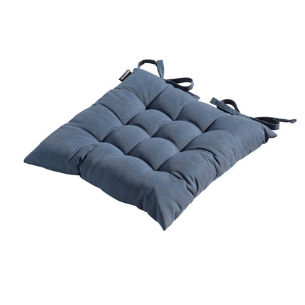 Toskana -Kissen ca. 46x46cm Panama Safier Blue