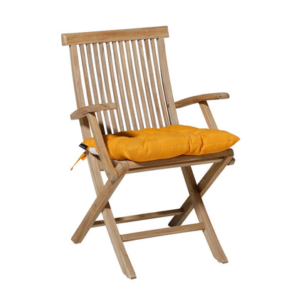 Toskana -Kissen ca. 46x46cm Panama Goldener Glühen