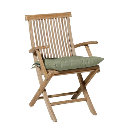 Toskana -Kissen ca. 46x46cm Panama Salbei