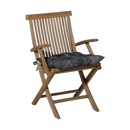 Toscane kussen ca.46x46cm Circle grey