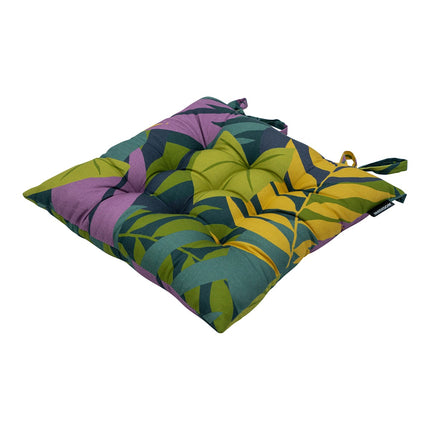 Toskana -Kissen ca. 46 x 46 cm grün