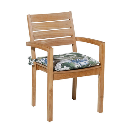 Toskana -Kissen ca. 46x46cm Outdoor Blau