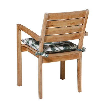 Toskana -Kissen ca. 46x46cm Outdoor Blau