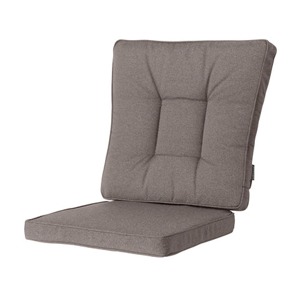 Wicker Dining Set ca.95x46cm Outdoor Manchester Taupe