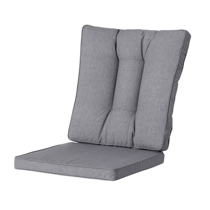 Wicker Dining Set ca.95x46cm Outdoor Oxford Gray