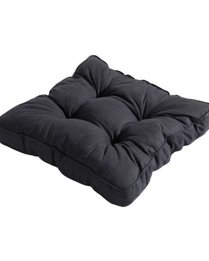 Madison Basic florance zitkussen 47x47 cm - Basic black