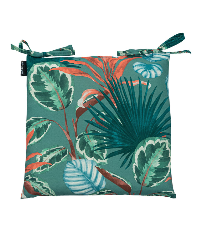 Toscane kussen 46x46 Cala sea blue natural