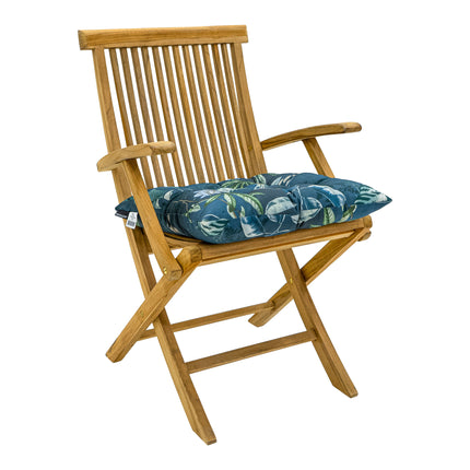 Toscane kussen 46X46 Mauel blue