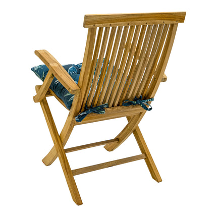 Toscane kussen 46X46 Mauel blue