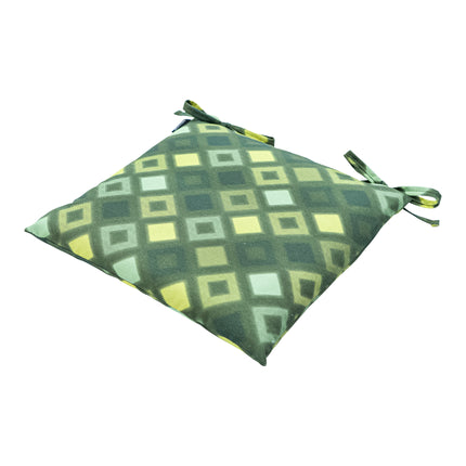 Toscane kussen 46x46 Grids green natural