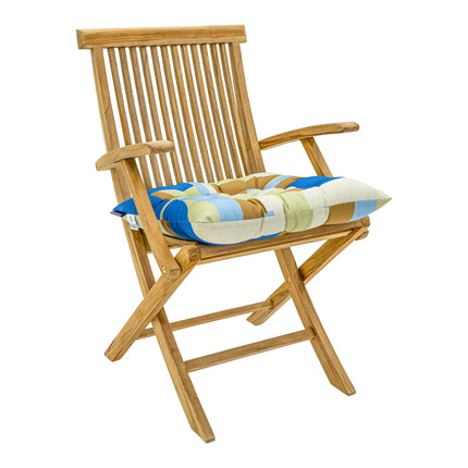 Toscane kussen 46X46 Patch azur