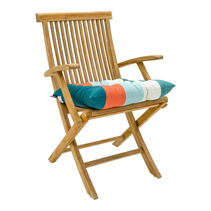 Toscane kussen 46X46 Vivero sea blue