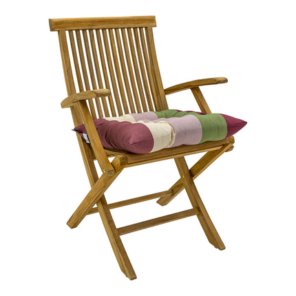 Toscane kussen 46X46 Vivero bordeaux