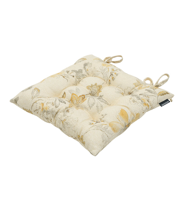 Toscane kussen 46x46 Sophie yellow water repellent coating