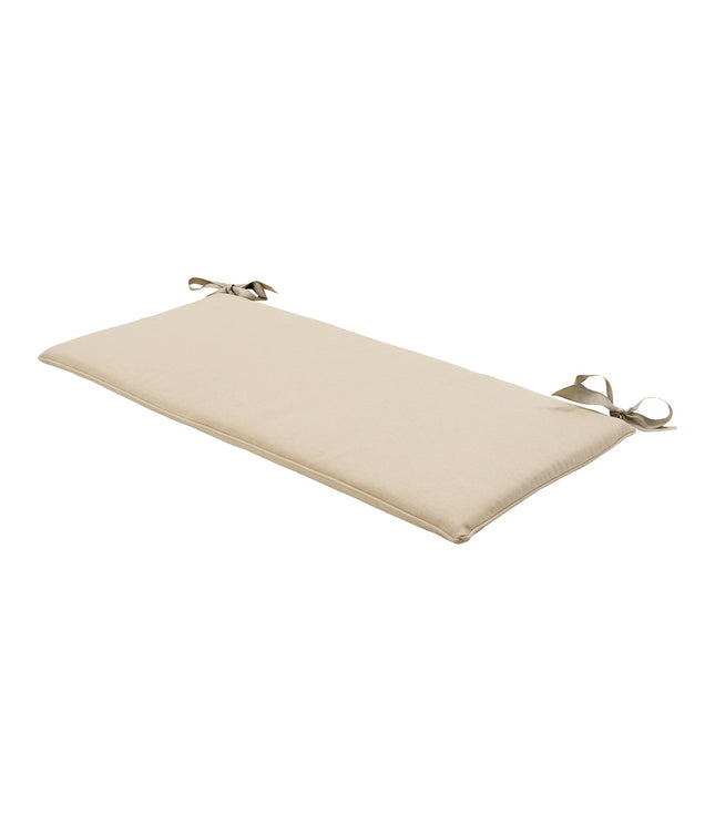 Bankkissen ca. (120) 110x48cm Beige Canvas Eco+