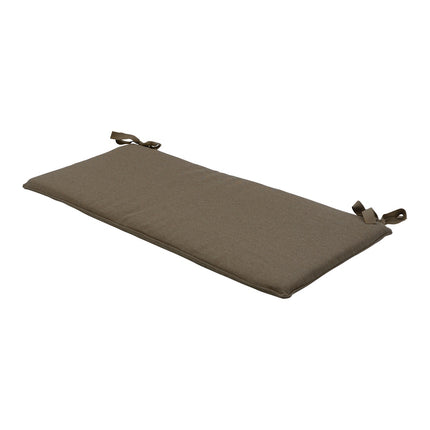 Bankkissen ca. (120) 110 x 48 cm Taupe Canvas Eco+