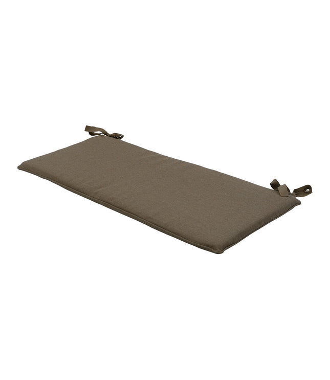 Bankkissen ca. (120) 110 x 48 cm Taupe Canvas Eco+