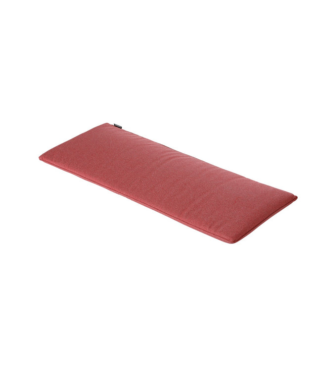 Bankkissen ca. (120) 110 x 48 cm Outdoor Manchester Rot