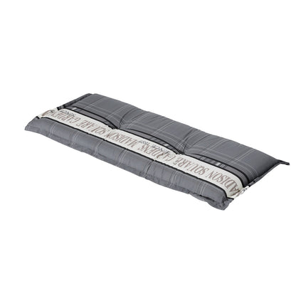 Bankkissen ca.120x48cm Madison Garden Grau