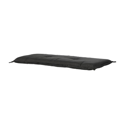 Bankkissen ca.120x48cm Rippe Schwarz