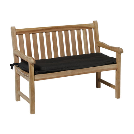 Bankkissen ca.120x48cm Rippe Schwarz