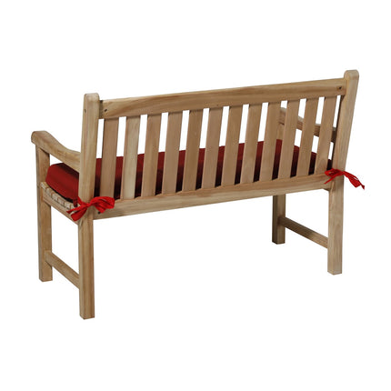 Bankkissen ca.120x48cm Rippe rot