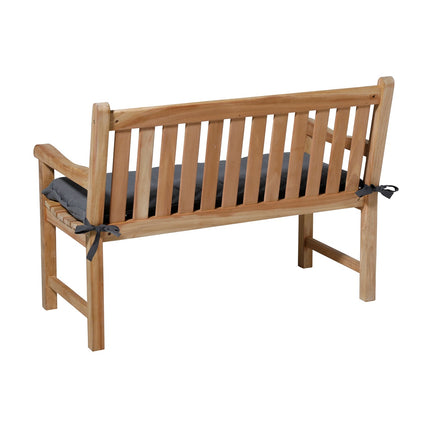 Bankkissen ca.120x48cm Rippengrau