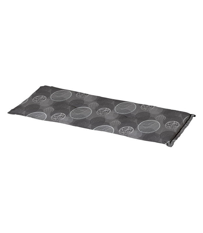 Bankkissen ca.150x48cm Kreis Grau