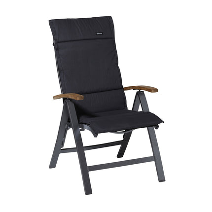 Kussen fiber de luxe ca.125x50cm Basic black