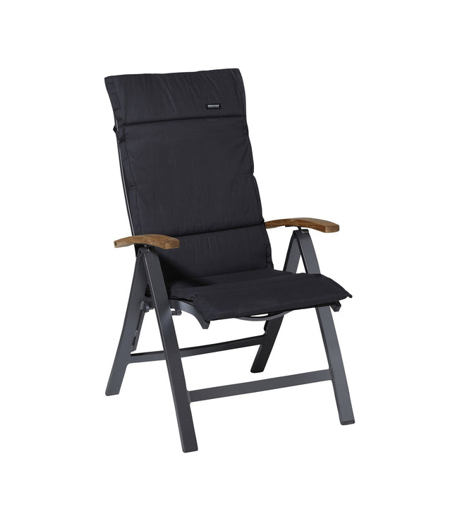 Kussen fiber de luxe ca.125x50cm Basic black