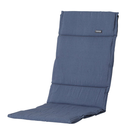 Kussen fiber de luxe ca.125x50cm Panama safier blue