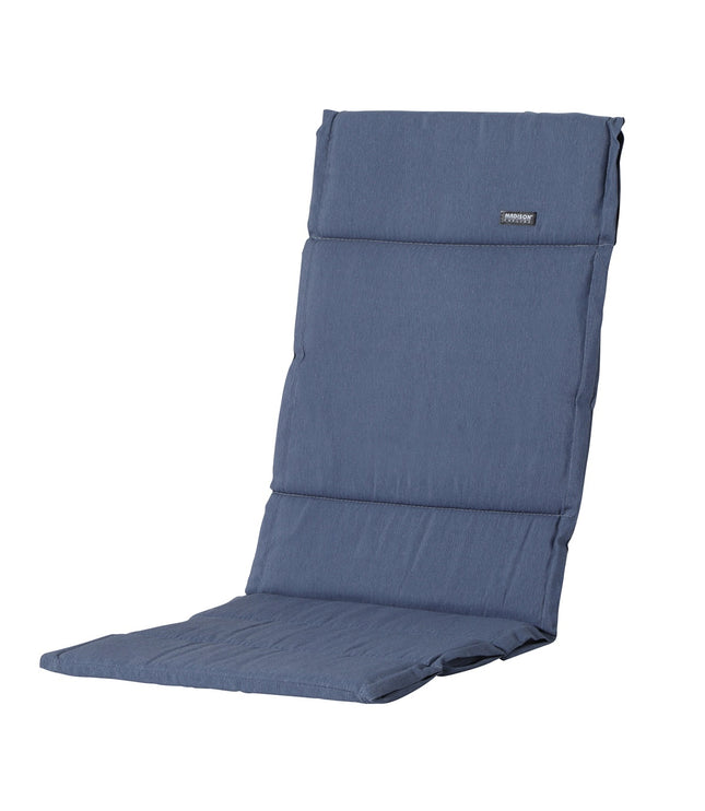 Kussen fiber de luxe ca.125x50cm Panama safier blue