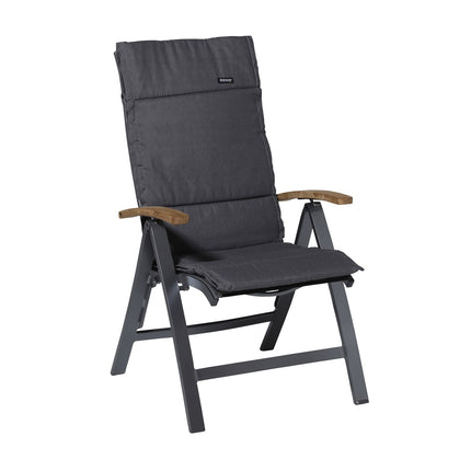 Kussen fiber de luxe ca.125x50cm Panama grey