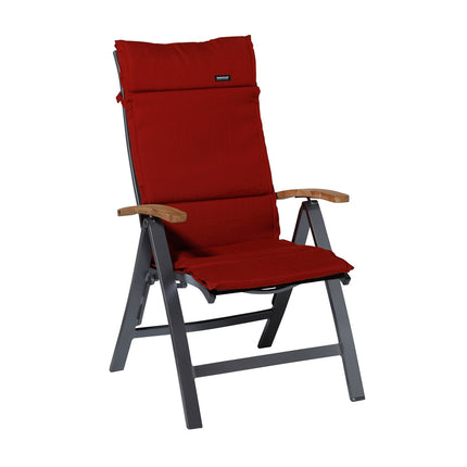 Kissenfaser de Luxe ca.125x50cm Rippe rot