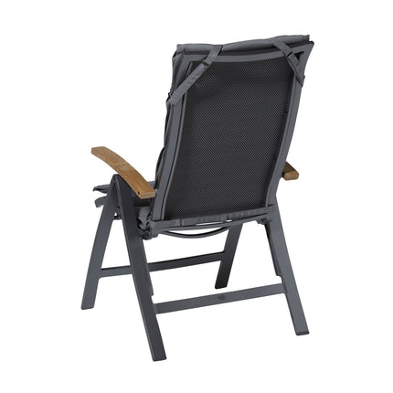 Kussen fiber de luxe ca.125x50cm Rib grey