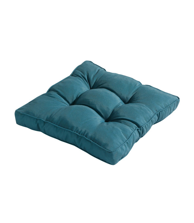 Florance Kissen ca. 47 x 47 cm Panama Sea Blau