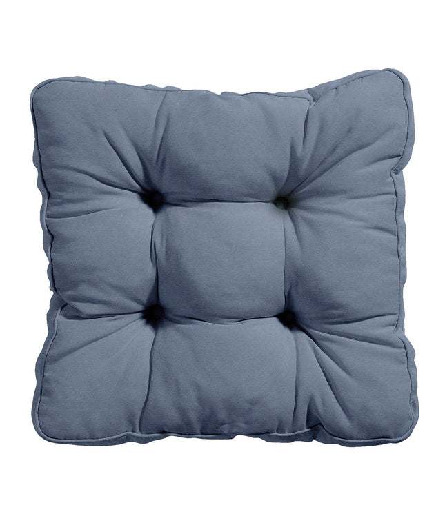 Florance Kissen ca. 47 x 47 cm Panama Safier Blau