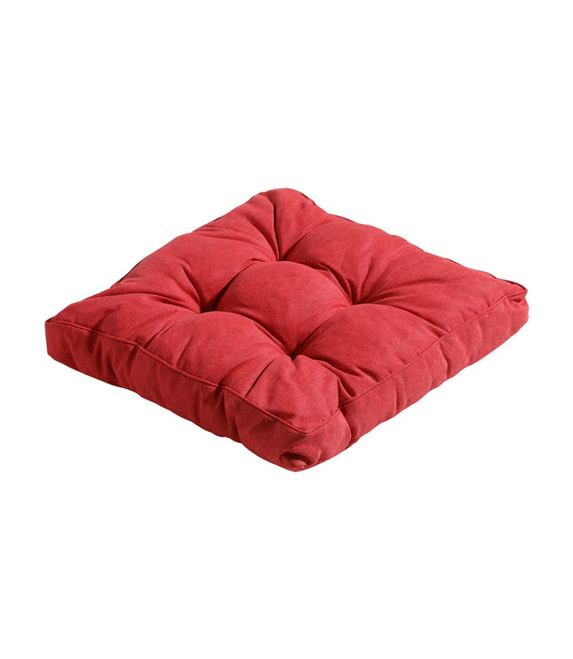 Florance -Kissen ca. 47 x 47 cm Panama Ziegelrot rot