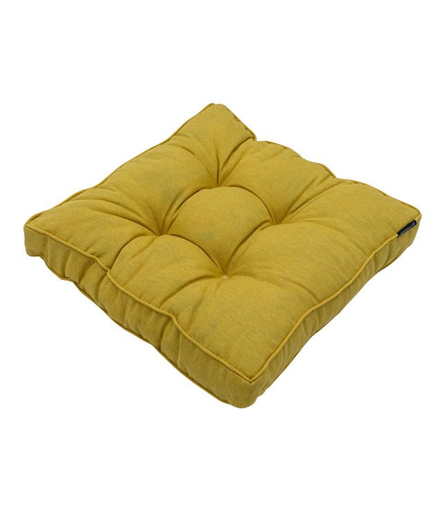 Florance Kissen ca. 47 x 47 cm Panama Senf