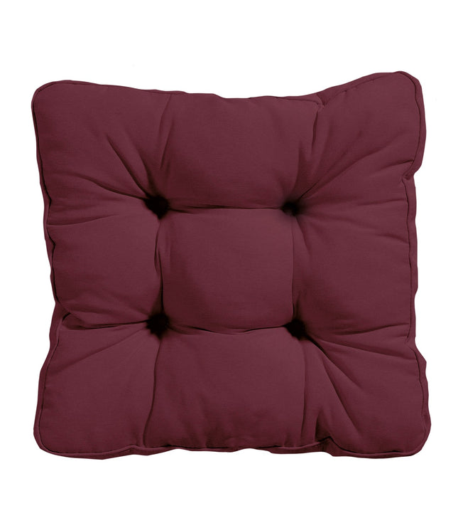 Florance -Kissen ca. 47 x 47 cm Panama Bordeaux